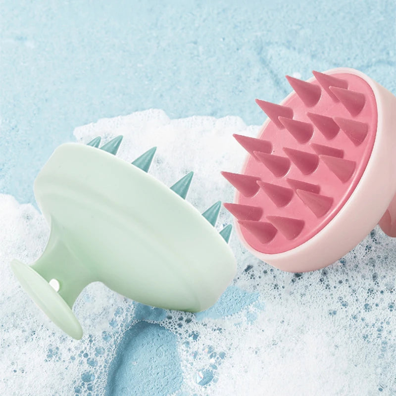 Silicone Shampoo Brush and Scalp Massager