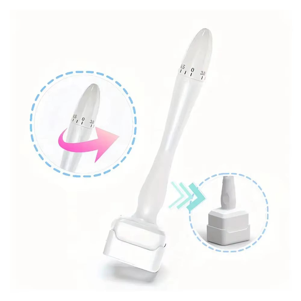 140 Titanium Adjustable Derma Stamp for Microneedling 